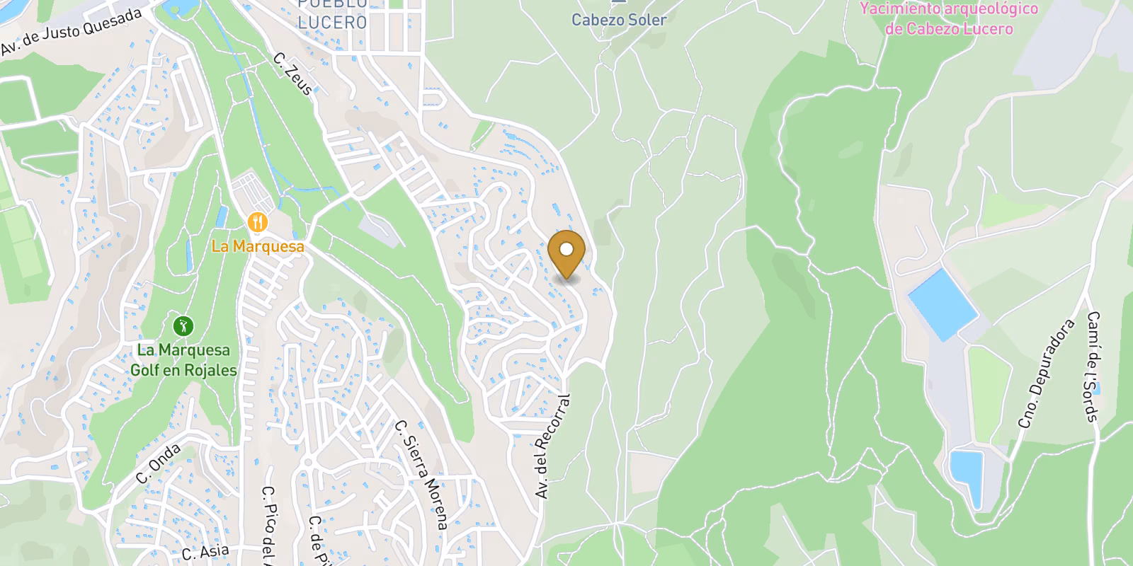 Map — Ground-floor bungalow near La Marquesa Golf, Rojales