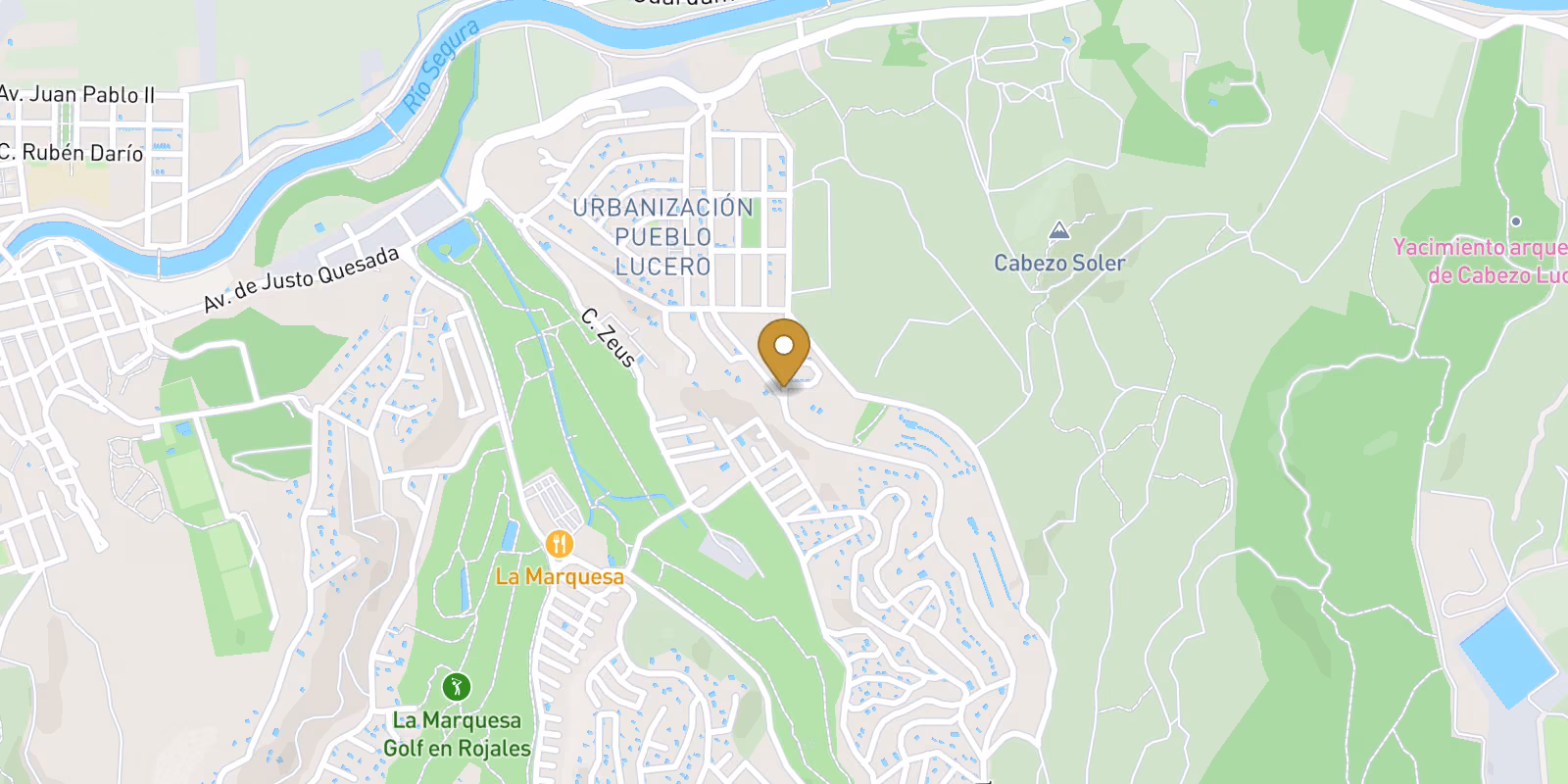 Map — Altos de la Marquesa villa in Rojales with live price block