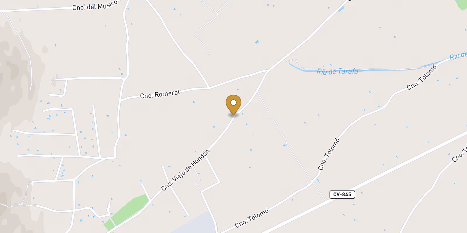 Map — Centro villas in Aspe with private outdoor space