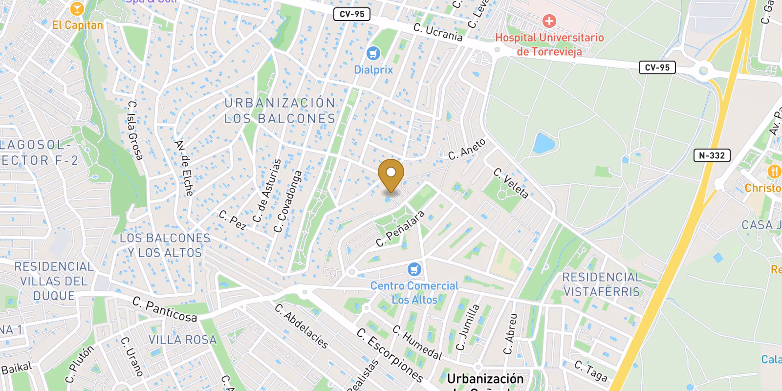 Map — Los Altos villa in Torrevieja from EUR750,000