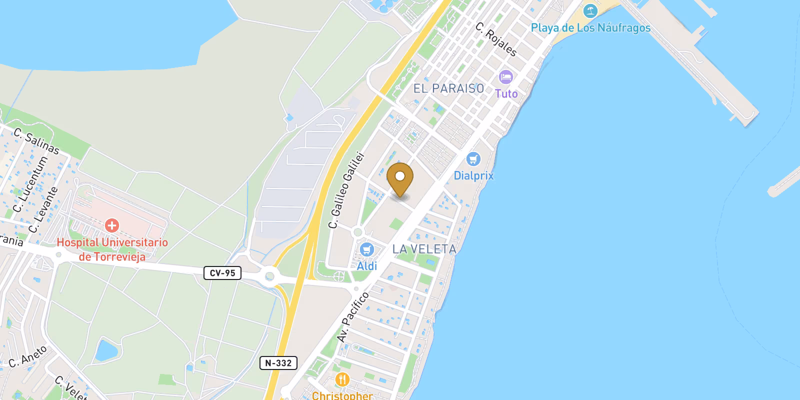Map — Villa Amalia bungalows in Torrevieja from EUR370,000
