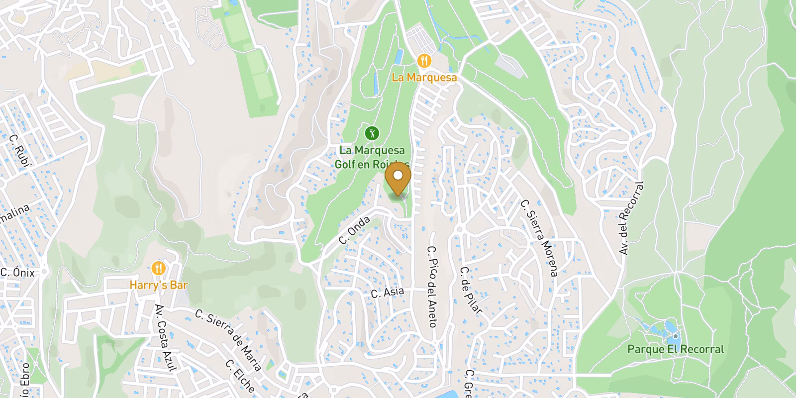 Map — Golf La Marquesa 3-bed villa in Ciudad Quesada