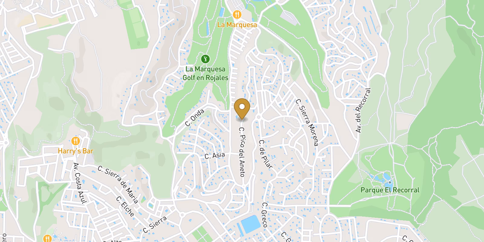 Map — Golf La Marquesa villa in Rojales