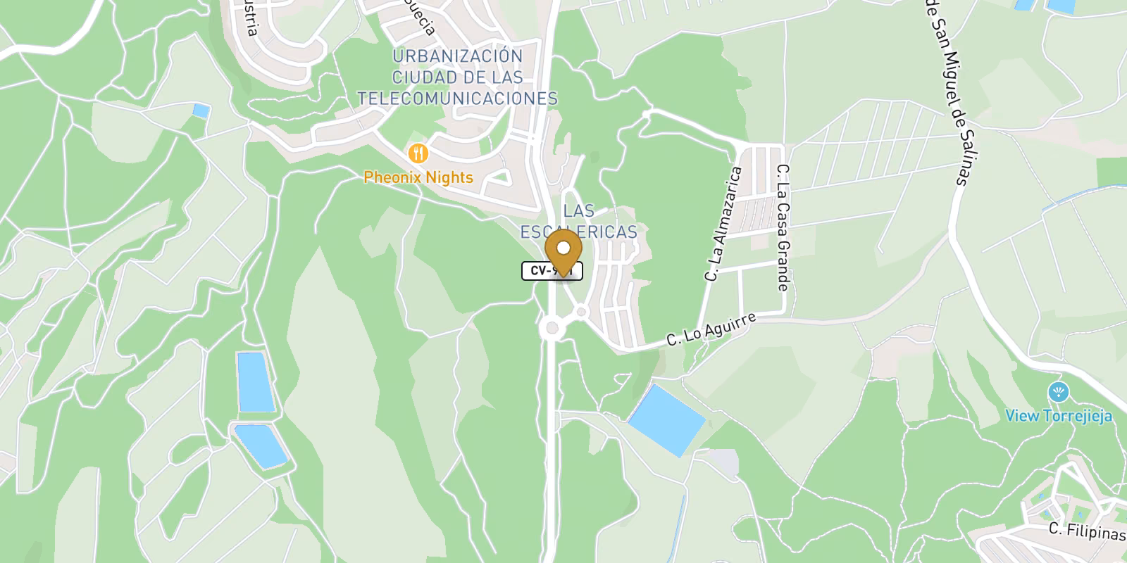 Map — Cerro del Sol lift villas in San Miguel de Salinas