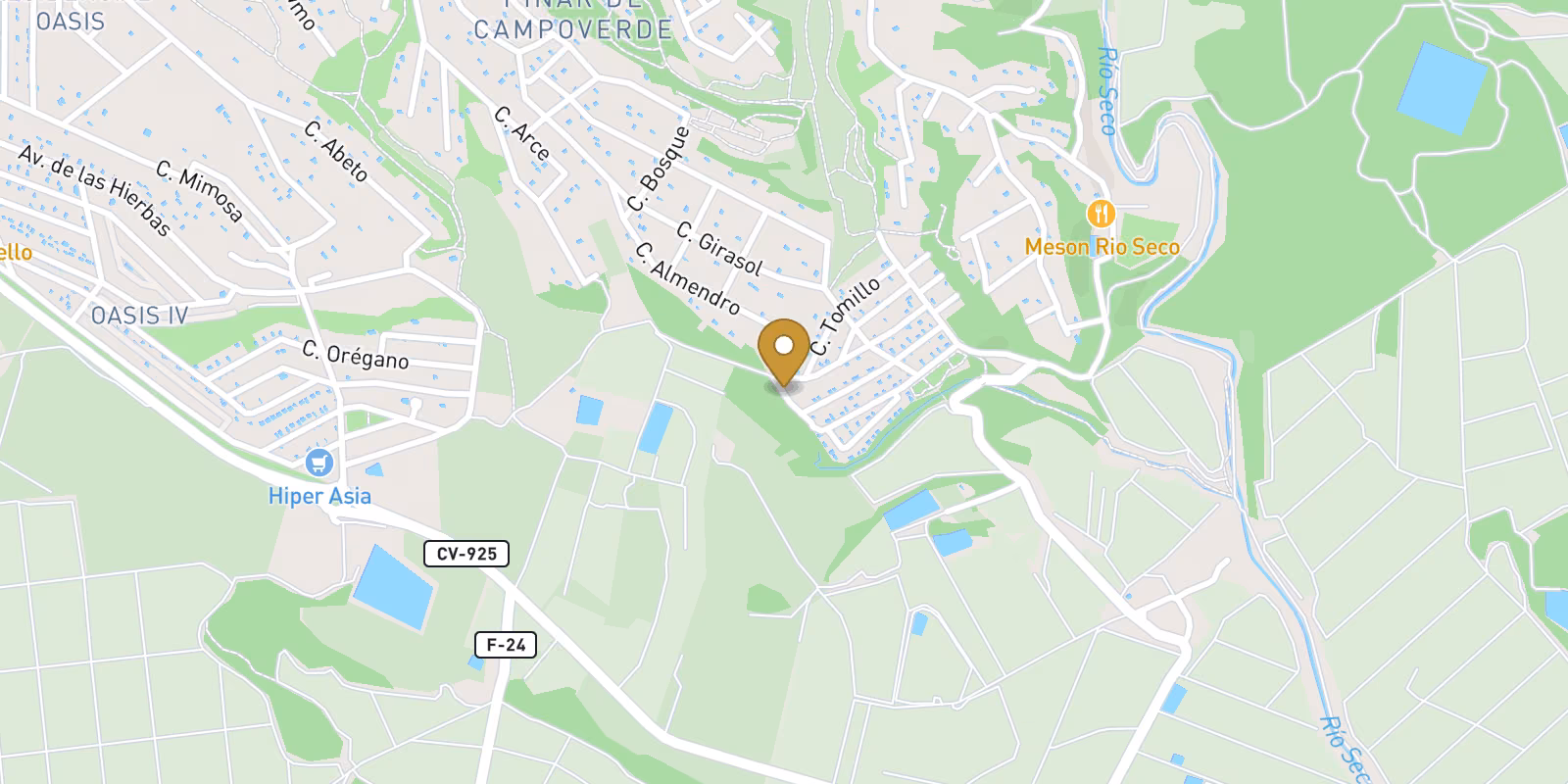 Map — Villa in Pinar de Campoverde, Pilar de La Horadada