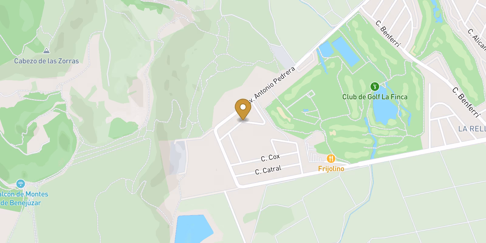 Map — Compact semi-detached villa in La Finca Golf, Algorfa