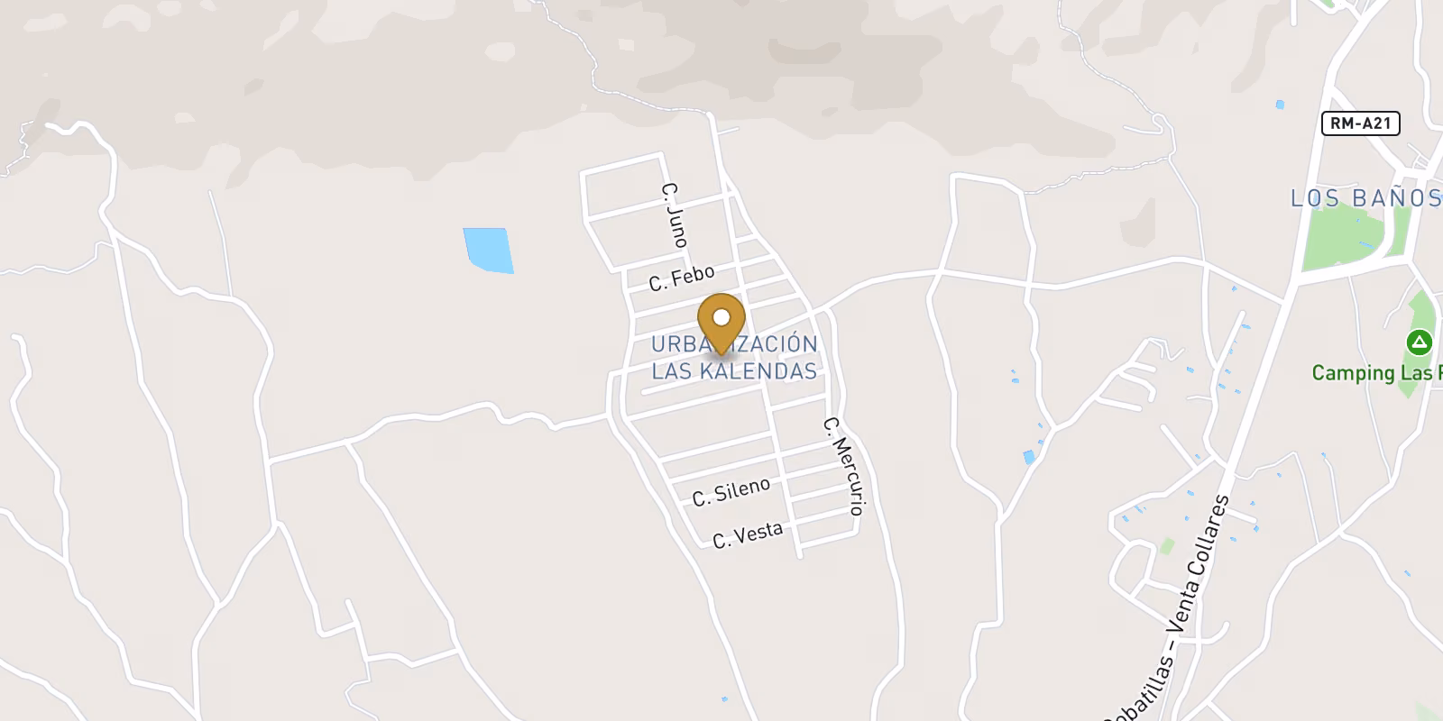 Map — Private-pool villa in Urb. Kalendas, Fortuna