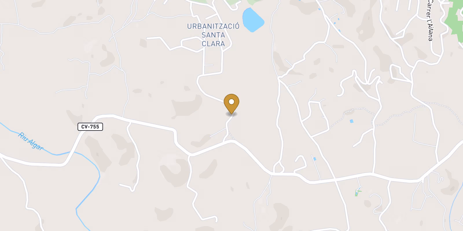 Map — Villa in Santa Clara, Altea