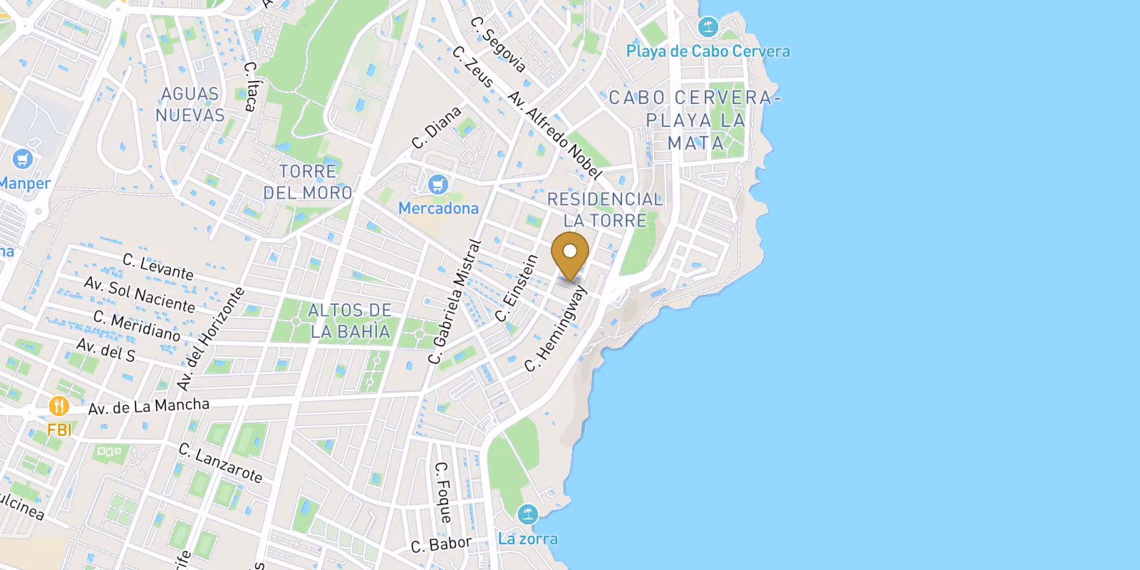 Map — Aguas Nuevas villa in Torrevieja from EUR750,000