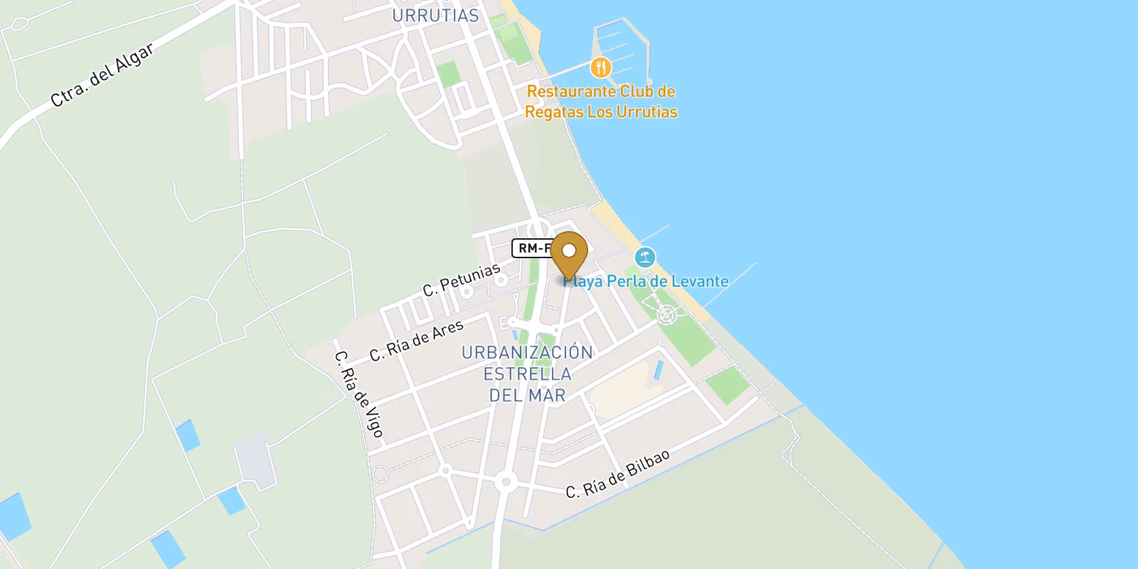 Map — Estrella de Mar villa in Los Urrutias