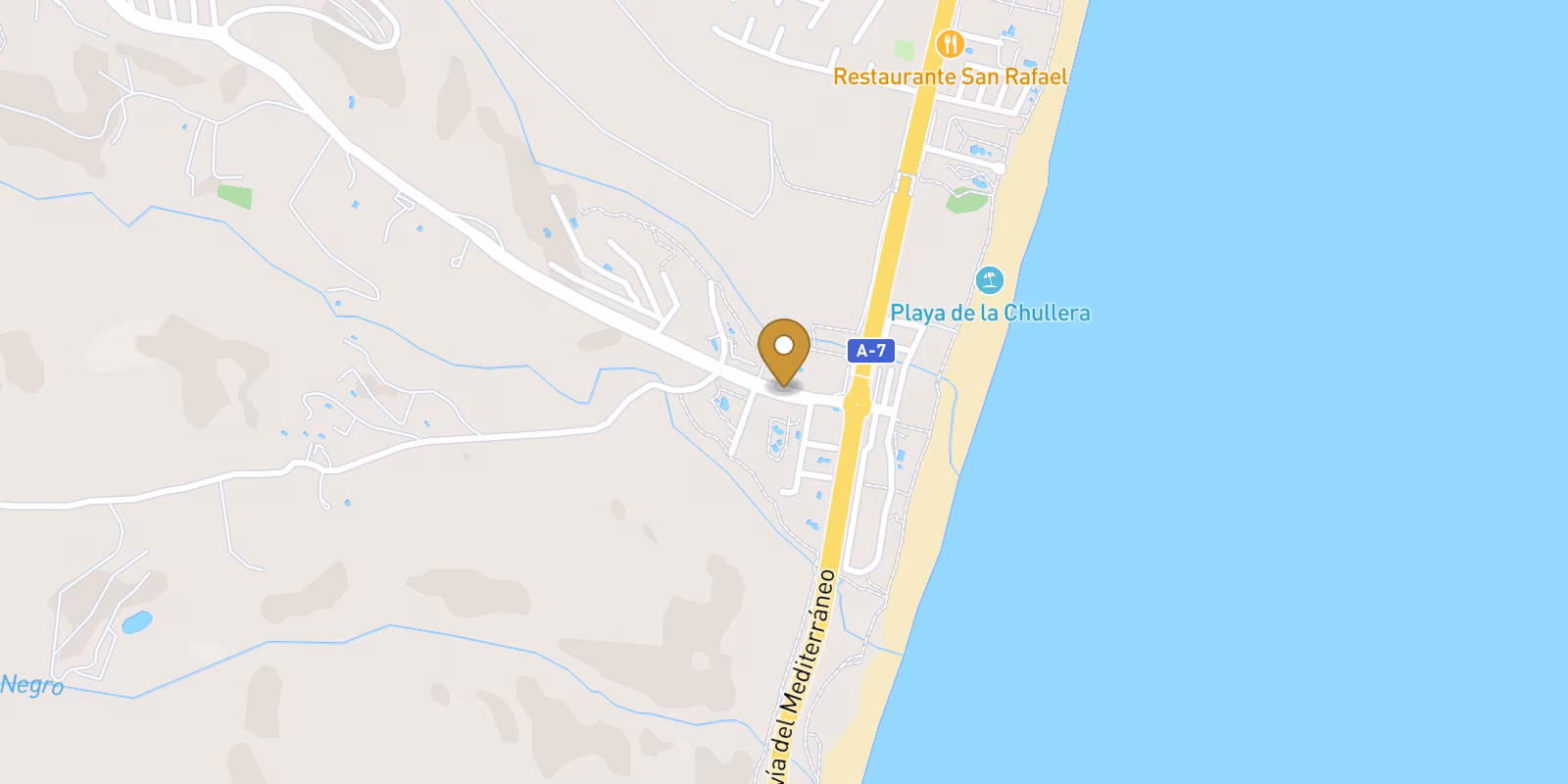 Map — Ground-floor apartments in Aldea Beach, Manilva