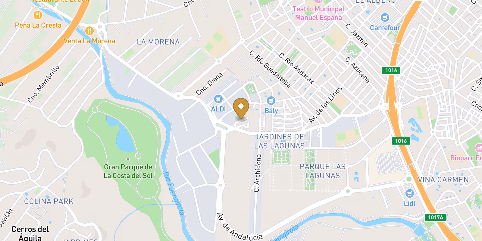 Map — Key-ready Mijas Costa apartment near services