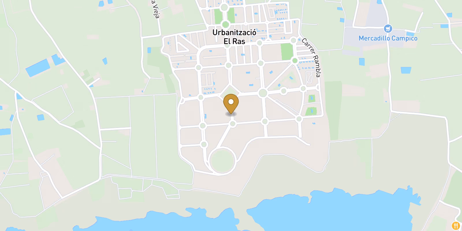 Mapa — Residencial de Obra Nueva en el Raso, Guardamar del Segura