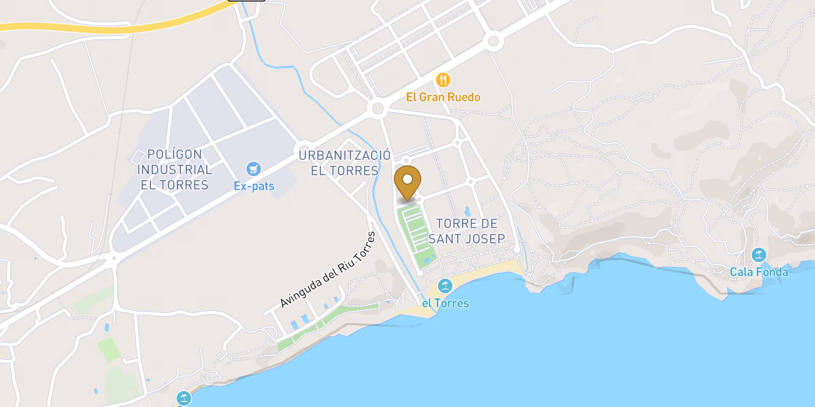 Map — Ground-floor apartments near Playa del Torres, Villajoyosa
