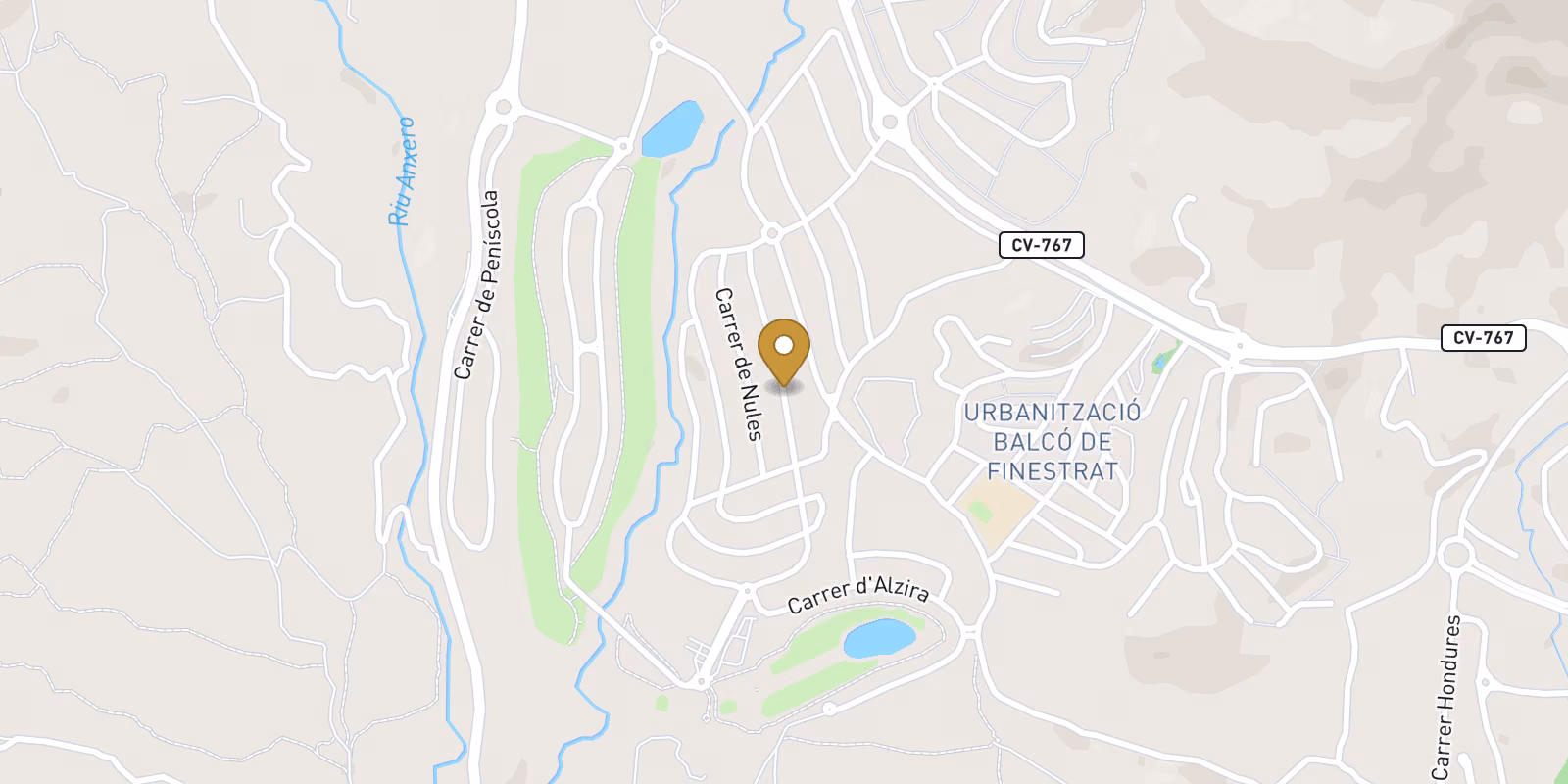 Karte — Villa in Puig Campana Golf, Finestrat