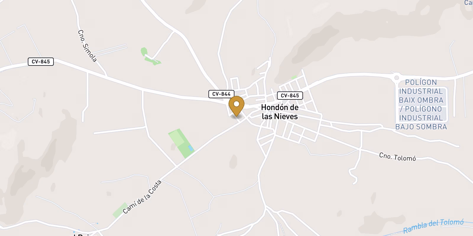 Map — Centro villa in Hondon de las Nieves with 230 m²