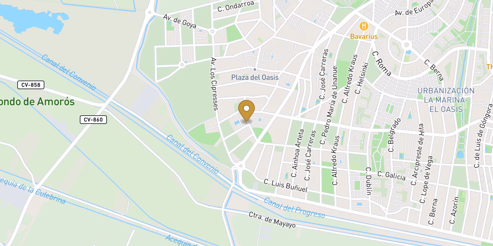 Map — Semi-detached villas in El Oasis, San Fulgencio