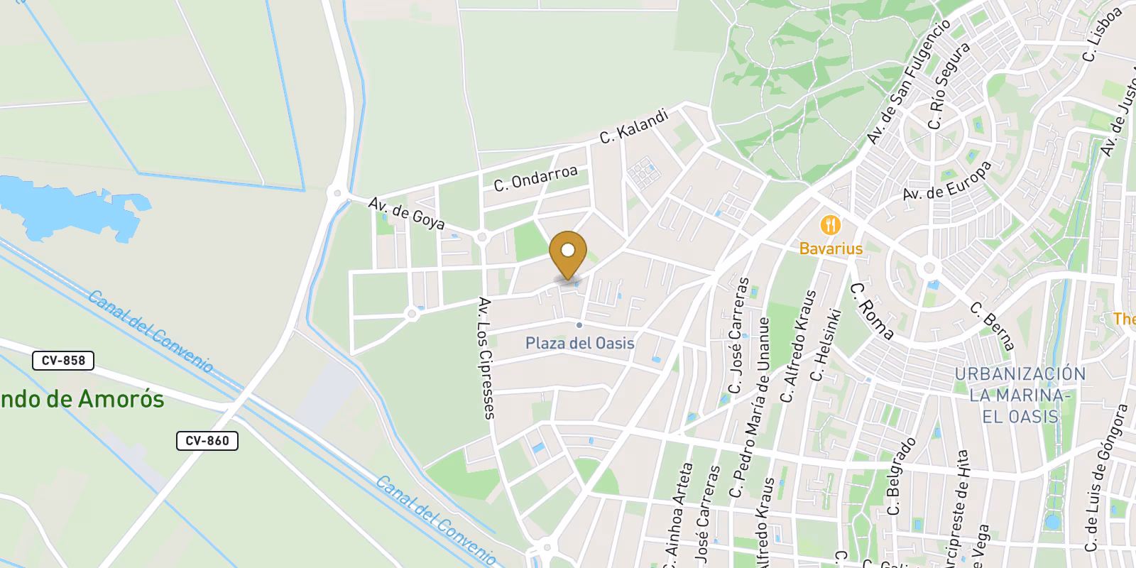 Map — 3-bed villa in El Oasis, San Fulgencio
