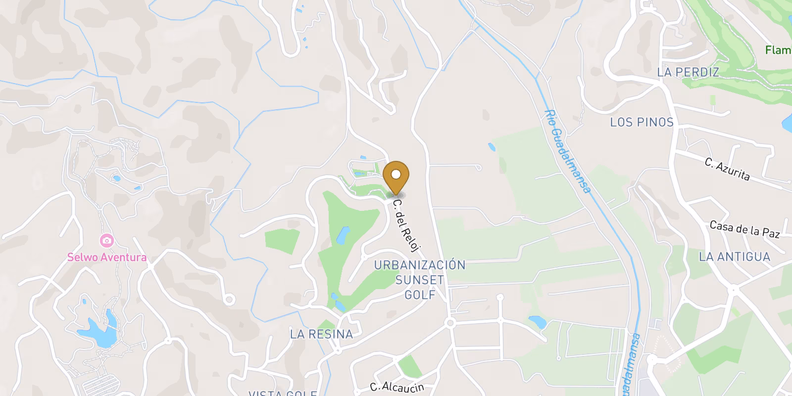 Map — La Resina Golf apartments in Estepona