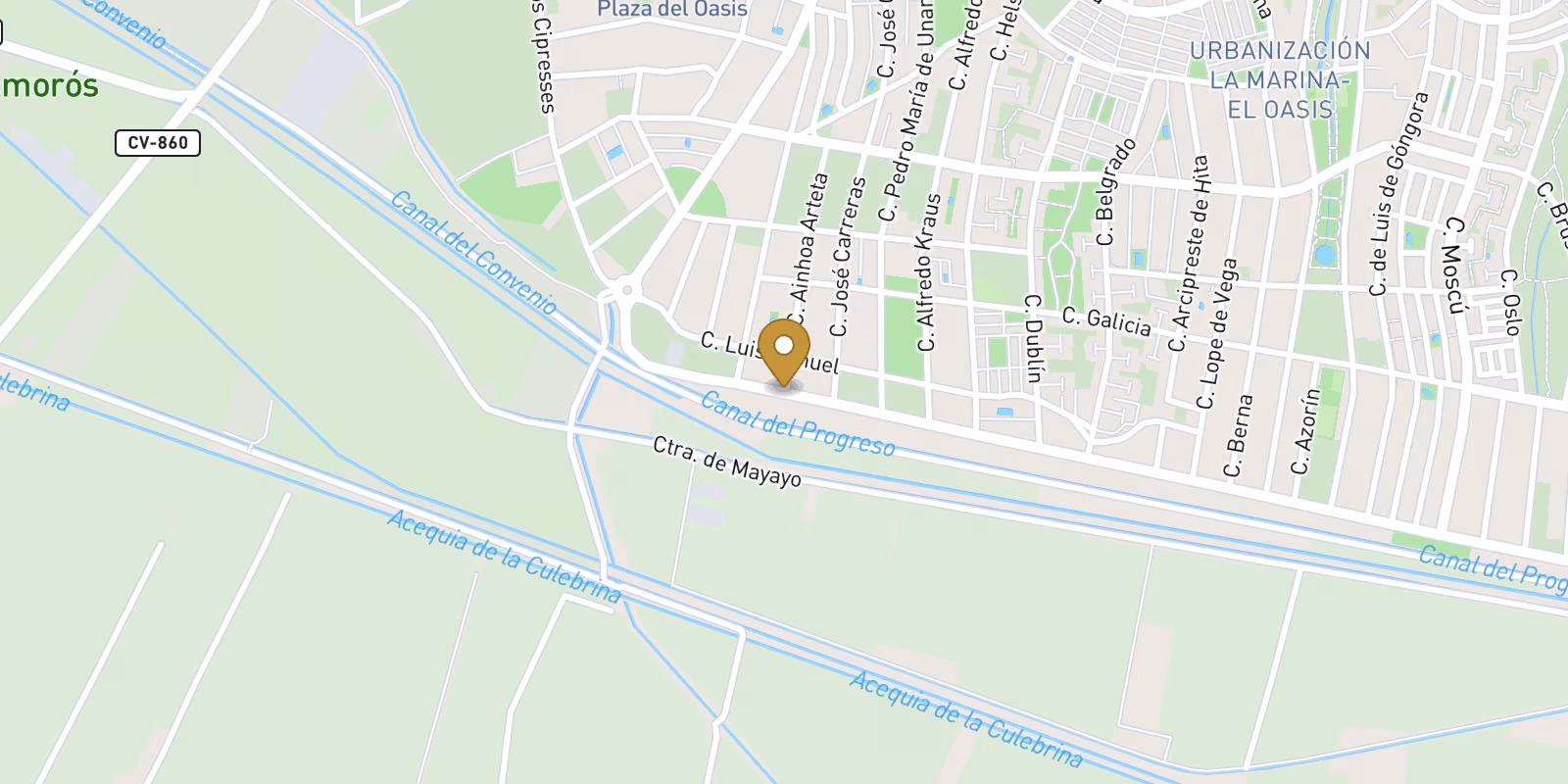 Map — Upper-tier villa in Urb. La Marina, San Fulgencio