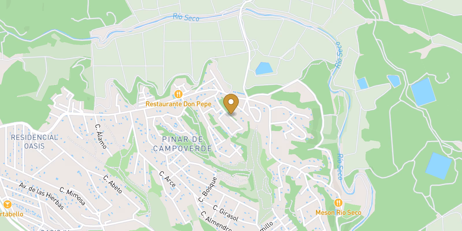Map — Villa in Pinar de Campoverde, Pilar de La Horadada