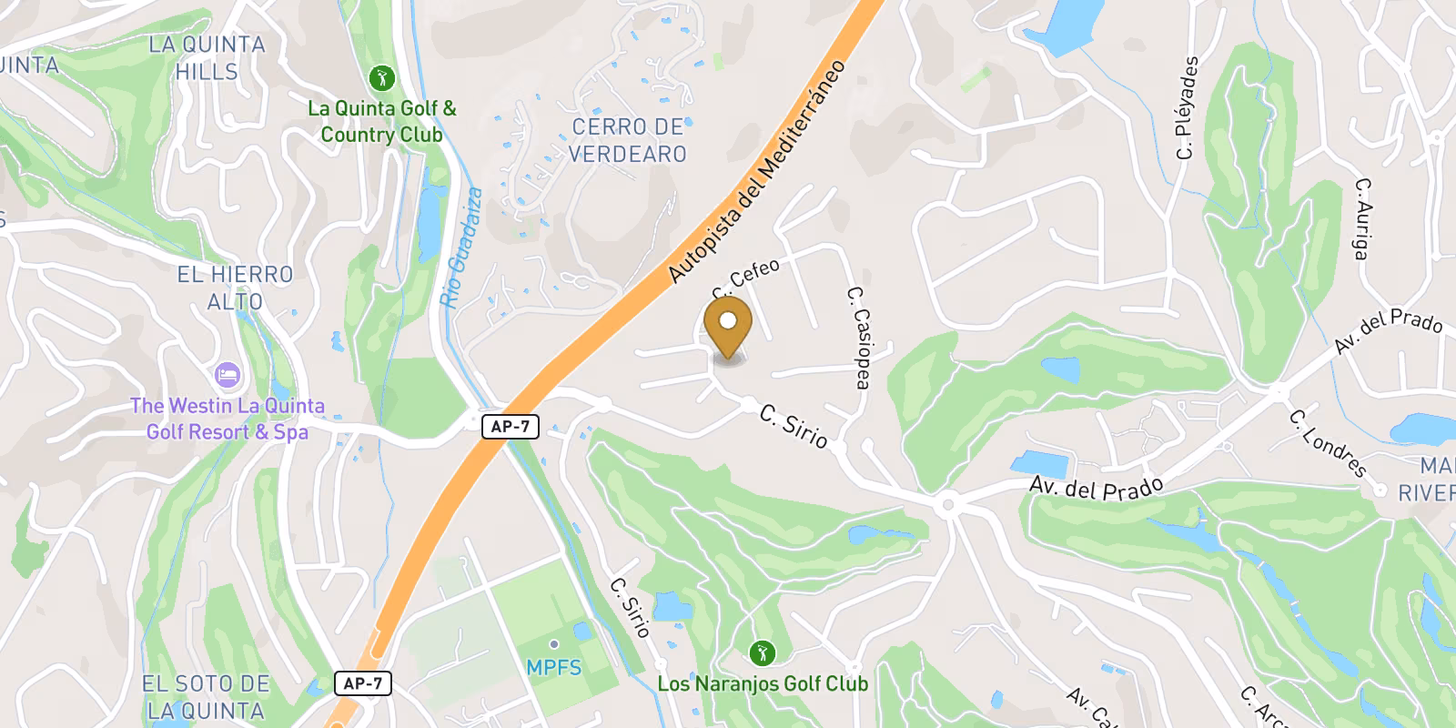 Mapa — Exclusiva Villa de Lujo en la Costa del Sol