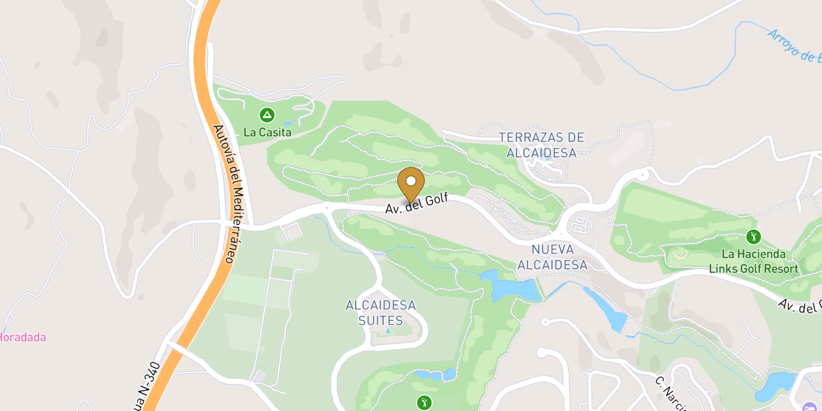 Mapa — Residencial de Obra Nueva en Alcaidesa