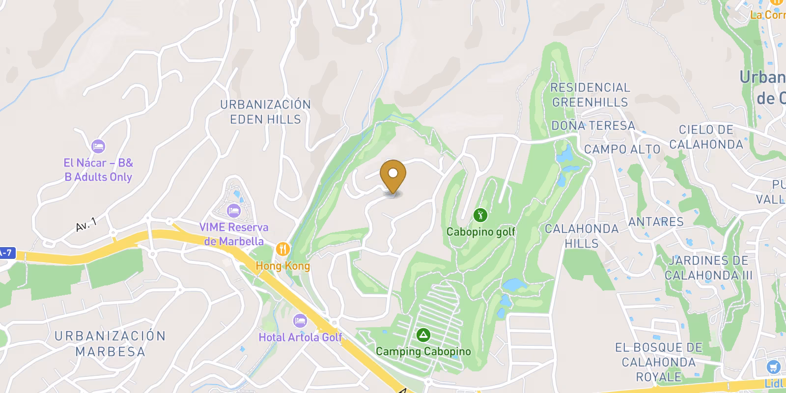 Mapa — Complejo Residencial de Obra Nueva Cerca de Marbella