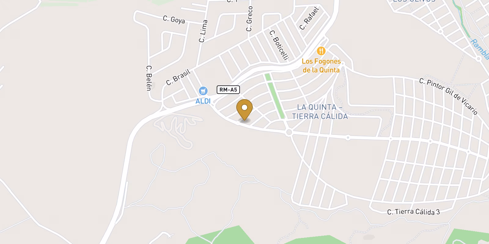 Map — Urb. la Quinta villa in Molina De Segura