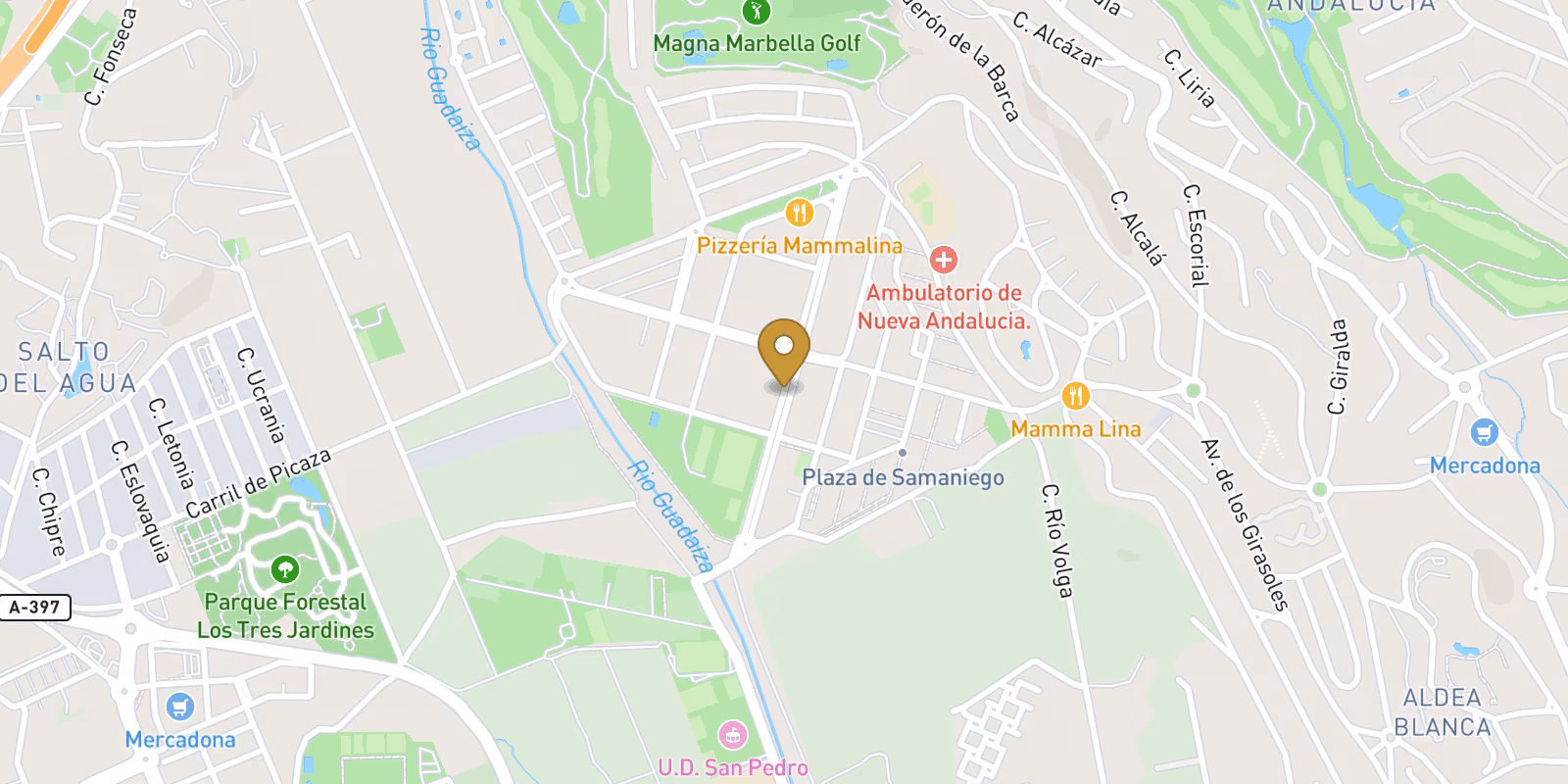 Map — Key-ready apartments in Nueva Andalucia from EUR471,000
