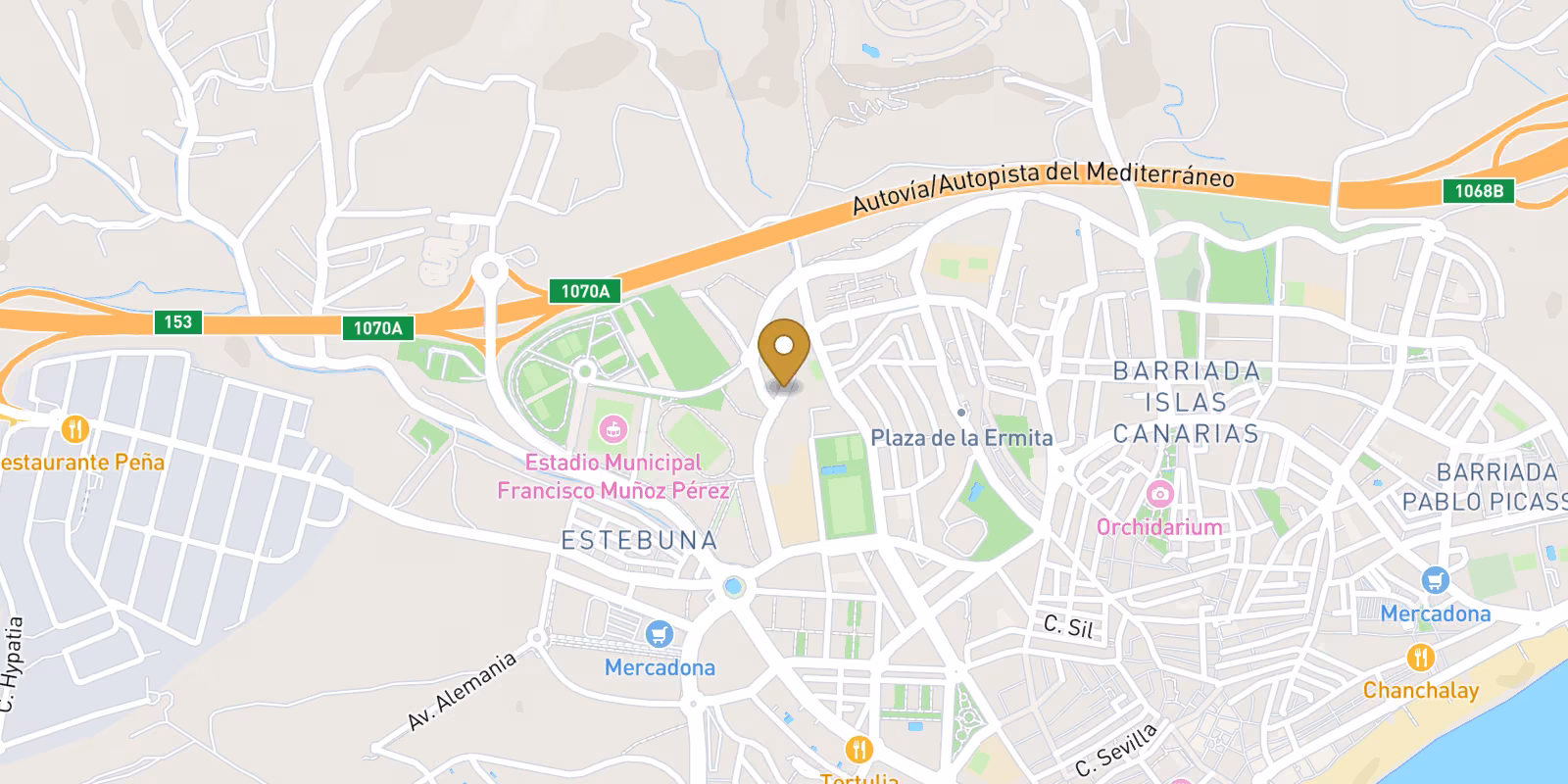 Map — Teatro Auditorio Estepona ground-floor home with live pricing