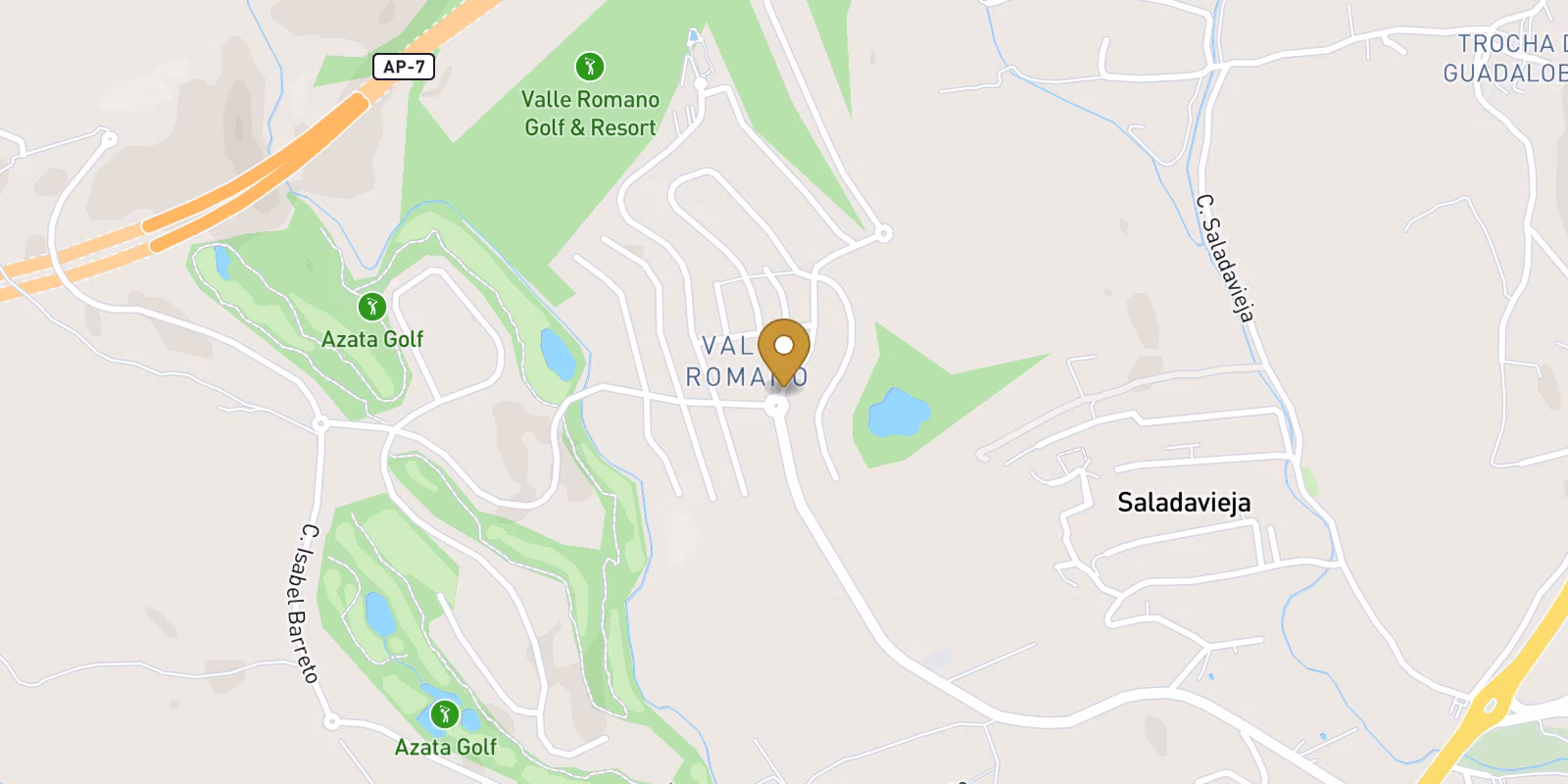 Map — Key-ready Valle Romano Golf homes with live pricing
