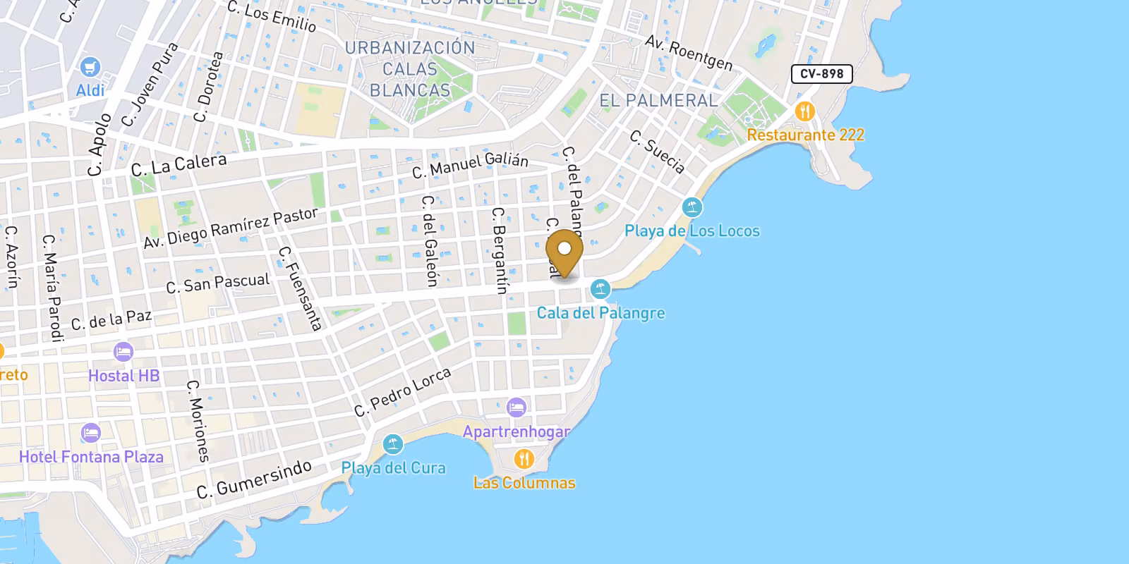 Map — Habaneras apartments in Torrevieja from EUR319,000