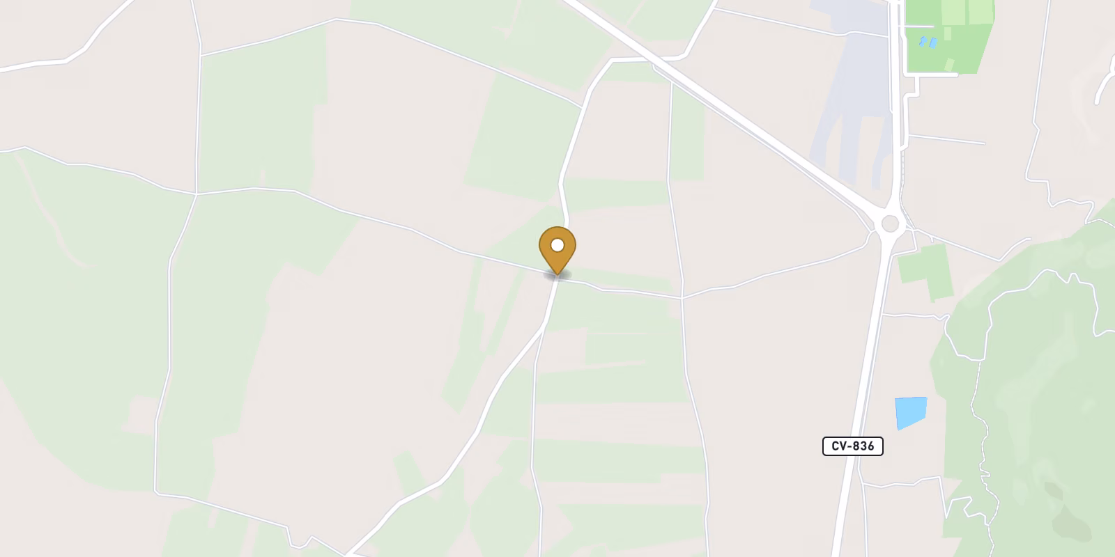 Map — Camino del Prado villas in Pinoso with 3-6 bedrooms