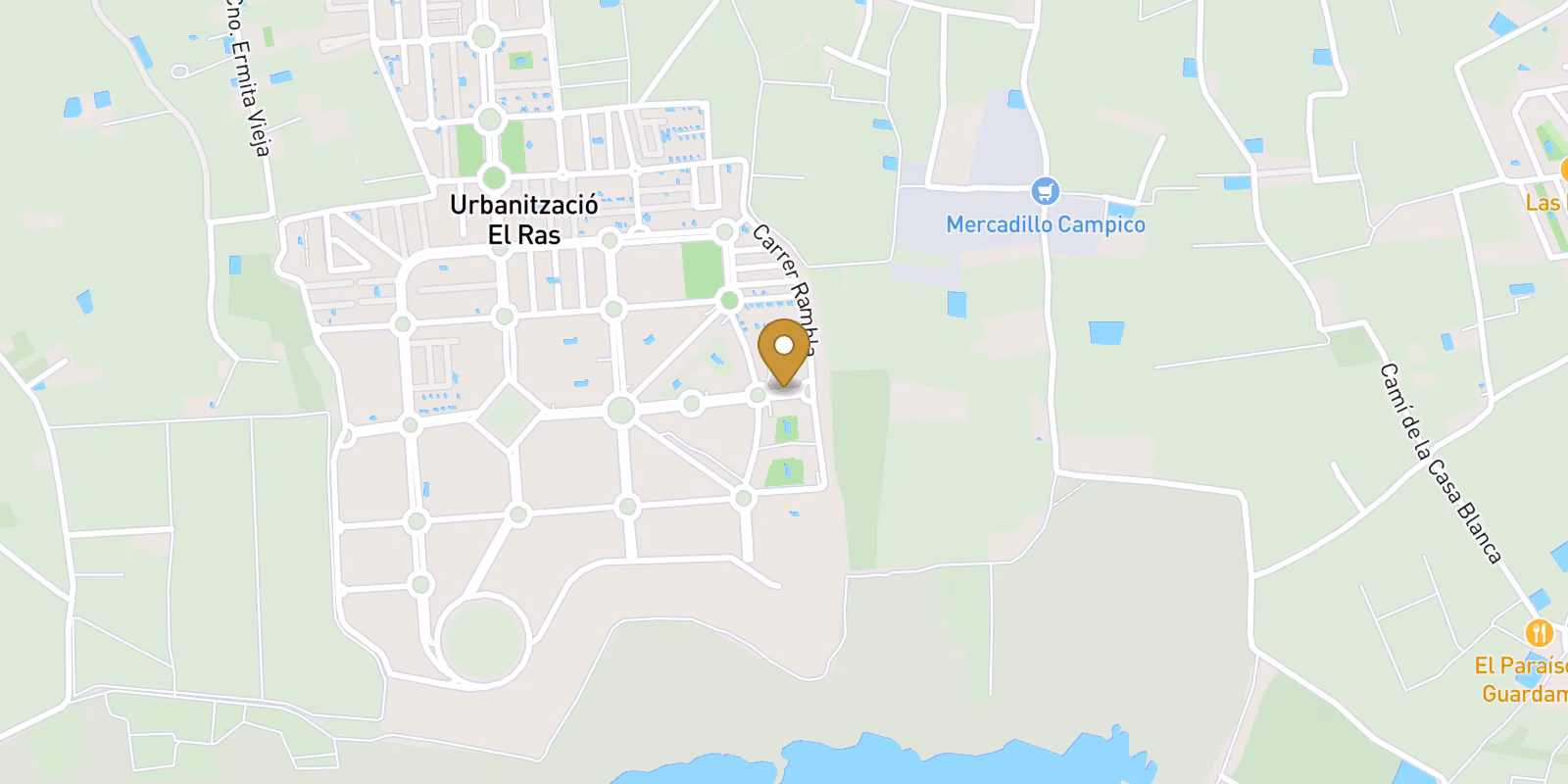 Map — El Raso apartments in Guardamar del Segura