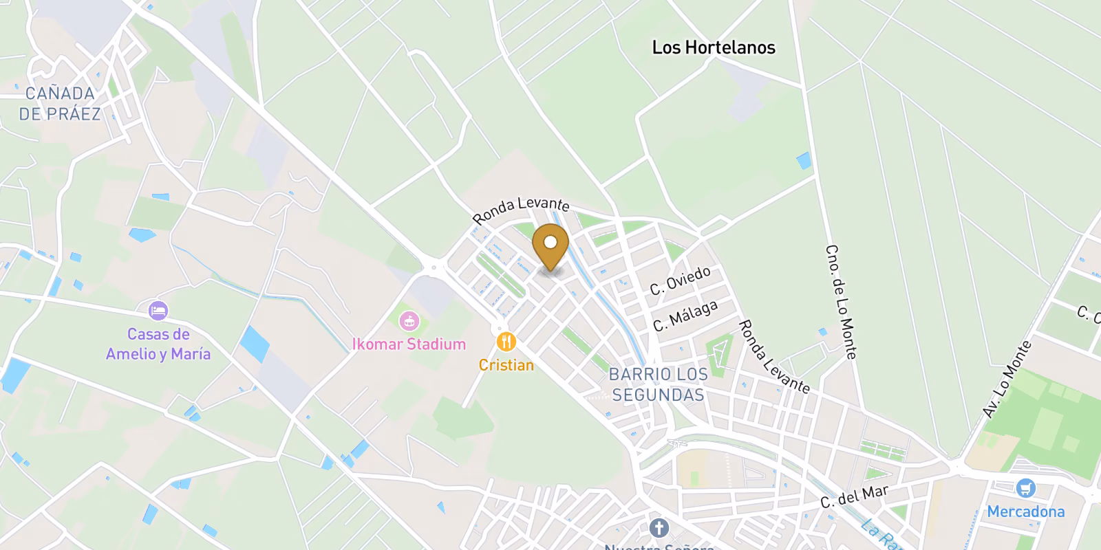 Map — Semi-detached homes in Pilar de La Horadada