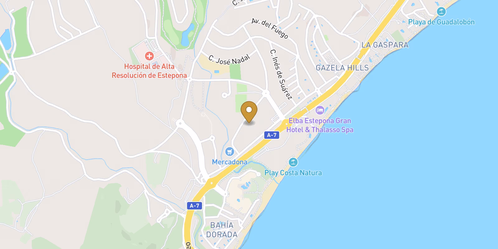 Map — Compact La Gaspara penthouses with live pricing