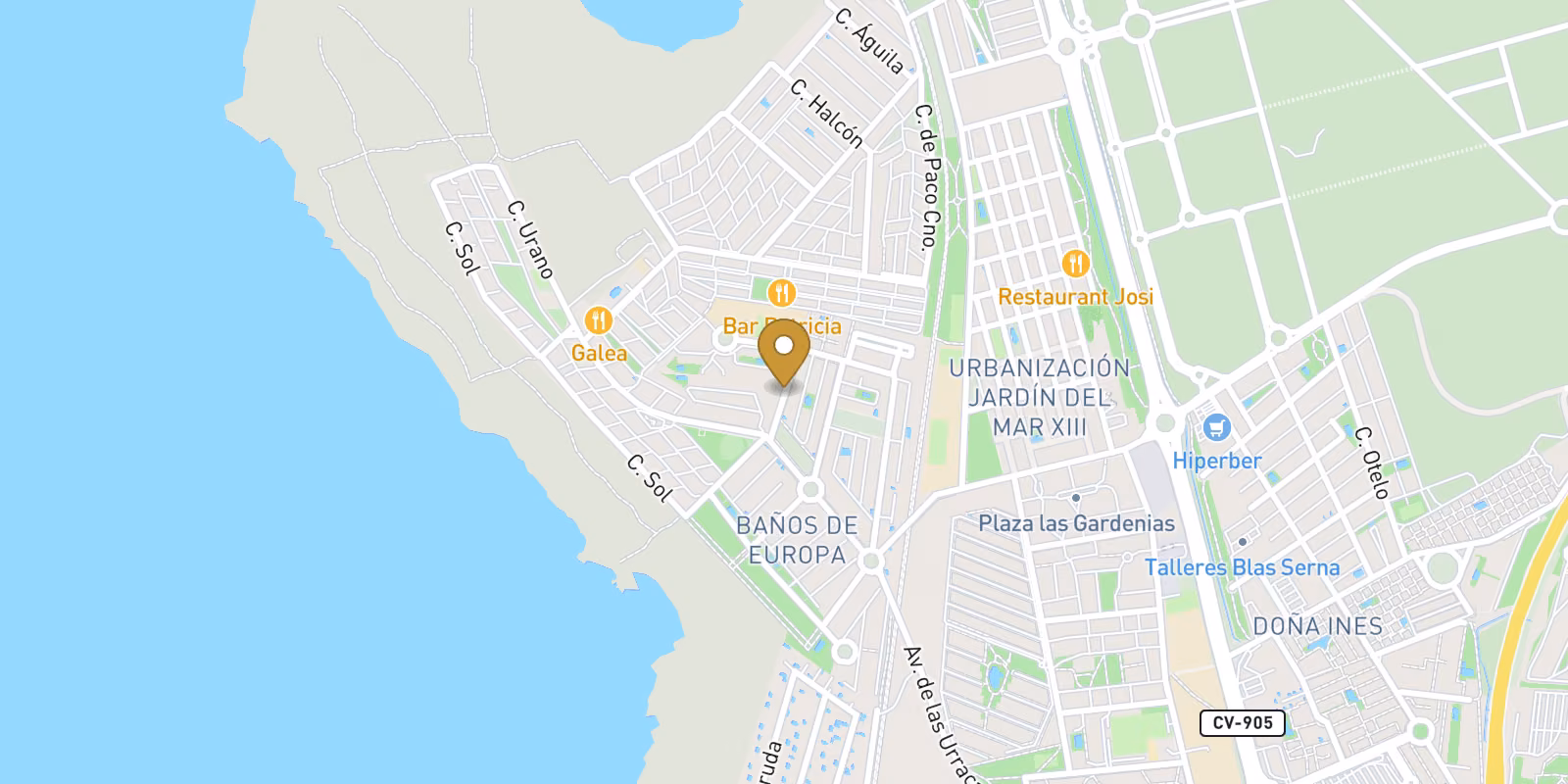 Map — Torretas villa in Torrevieja from EUR424,000