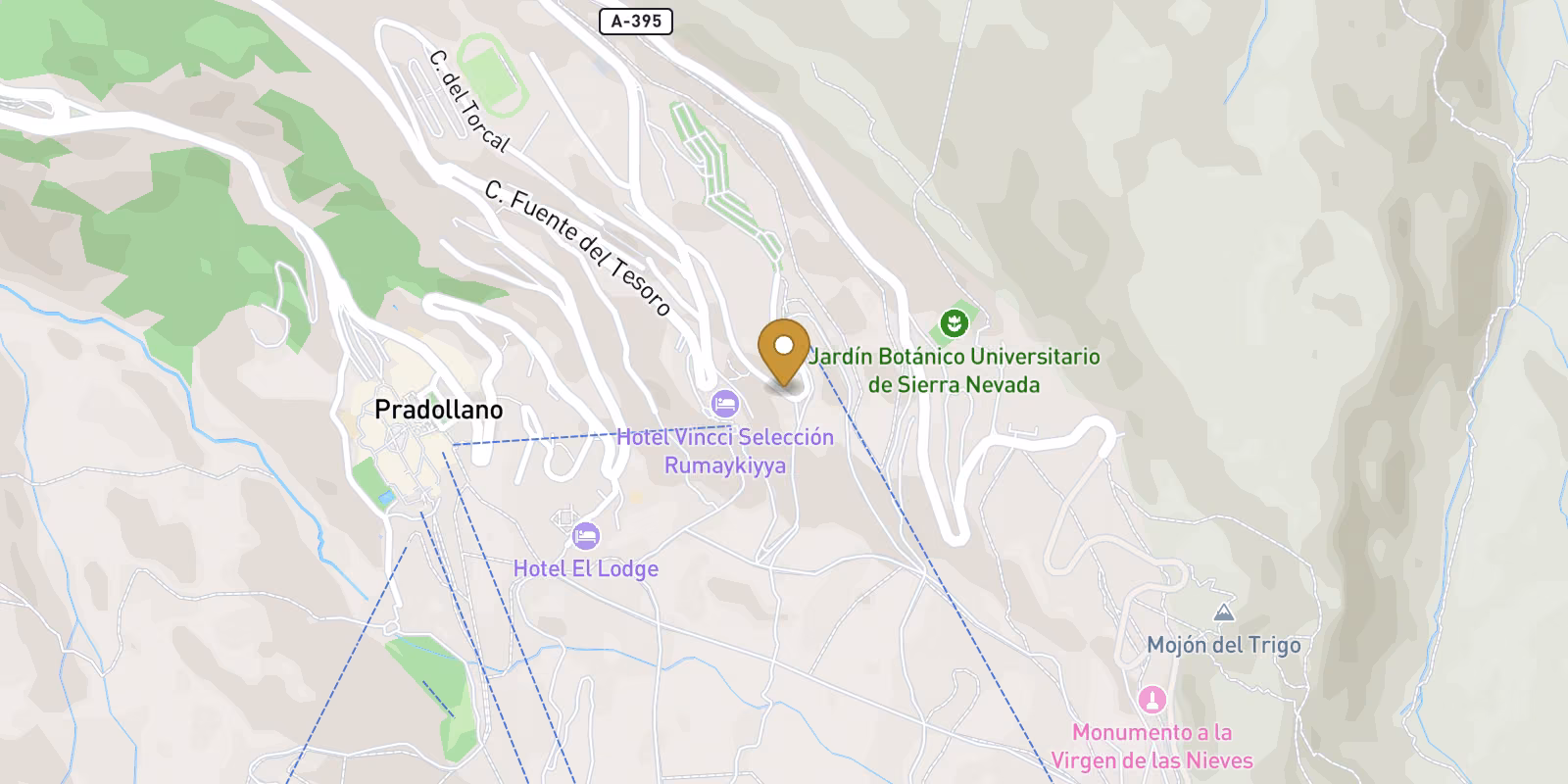 Map — Sierra Nevada Ski penthouses in Monachil