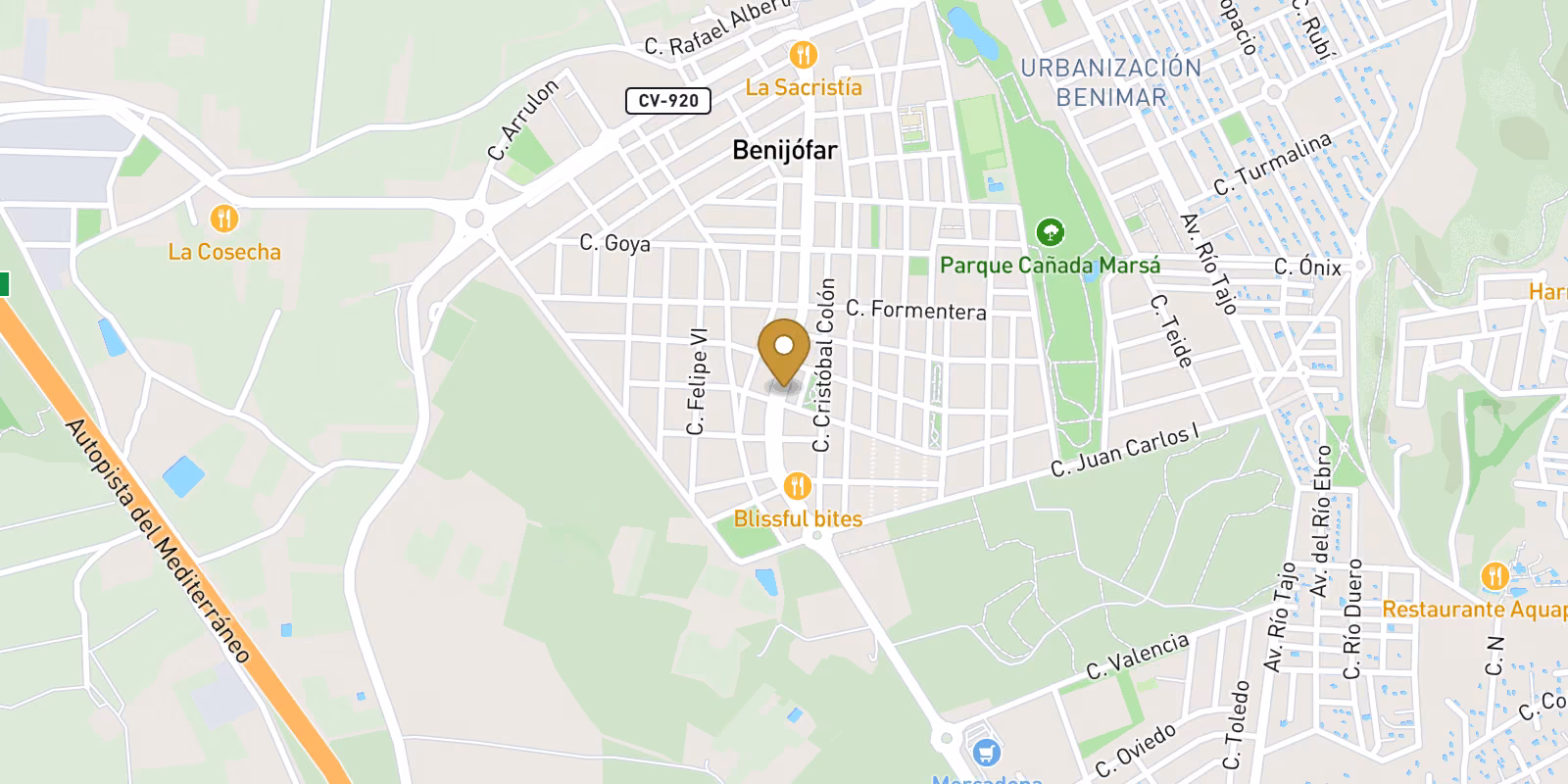 Map — New Build Residential in Benijofar