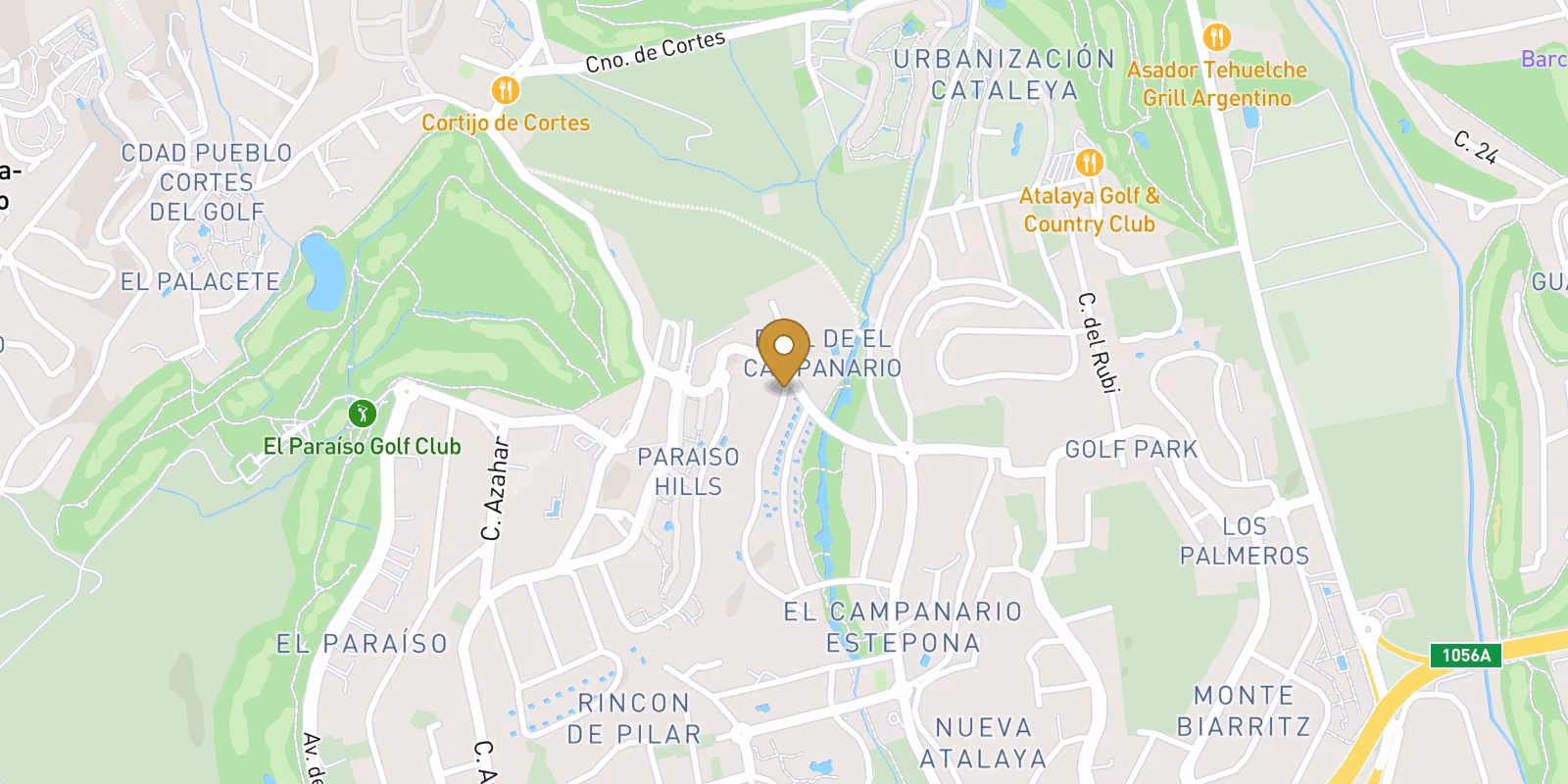 Mapa — Residencial de Obra Nueva en el Paraiso, Málaga
