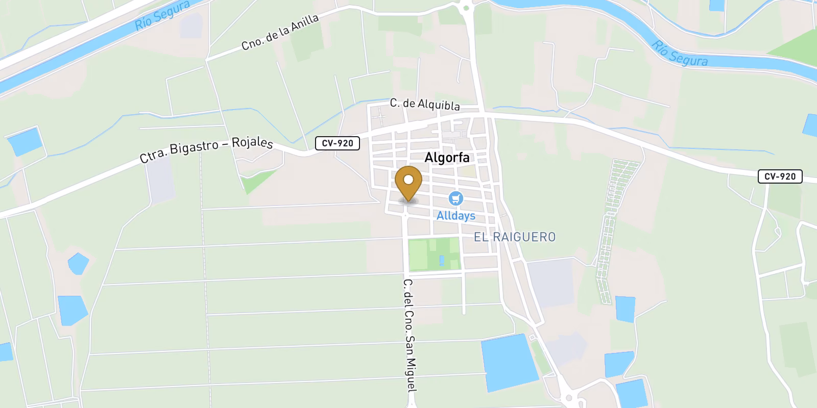 Map — New Build Residential in Algorfa