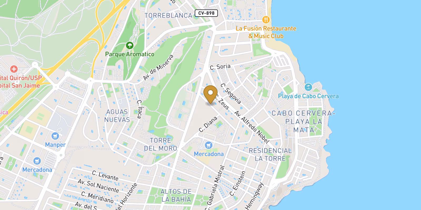Map — Torreblanca penthouse in Torrevieja with live pricing