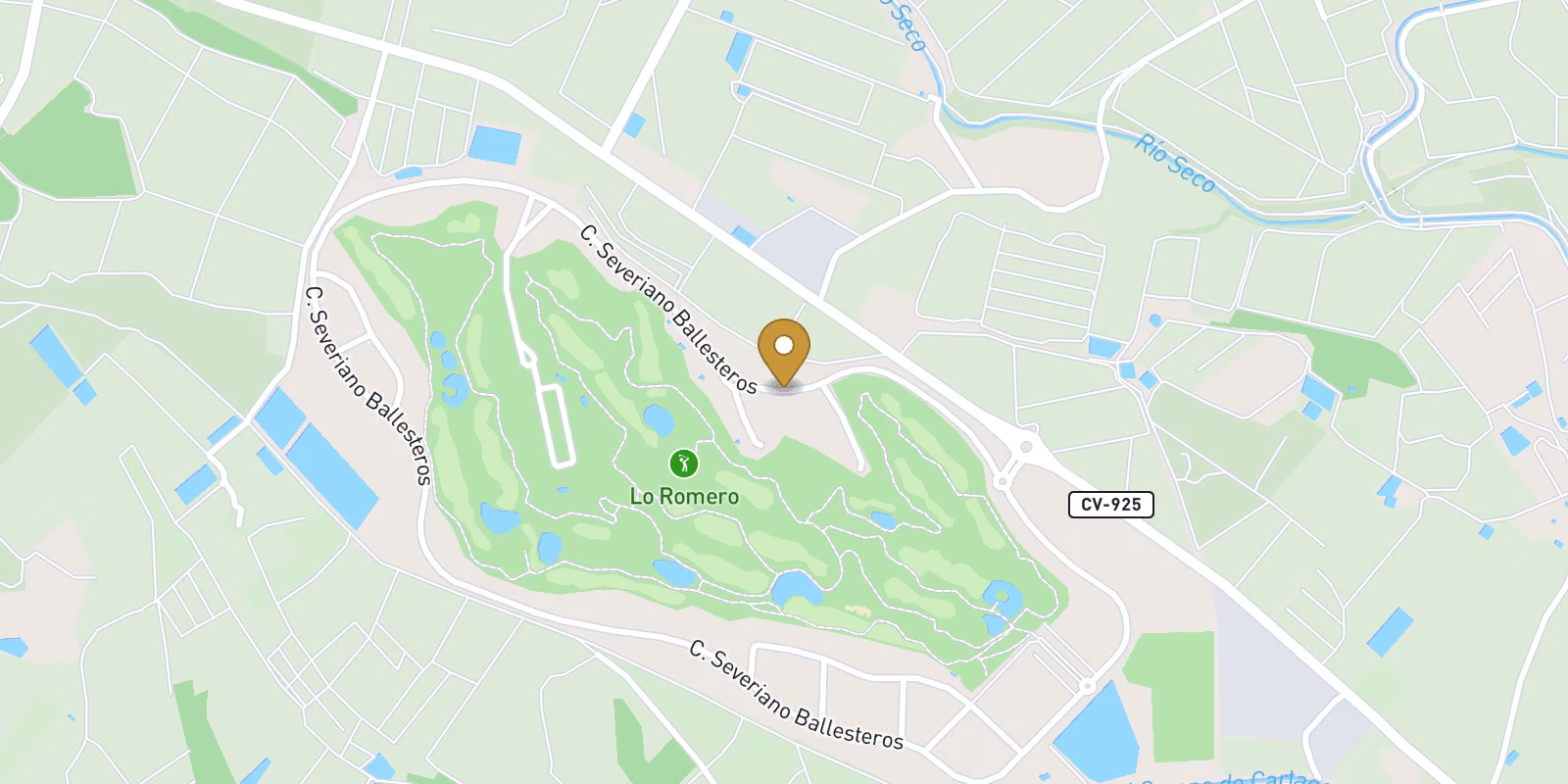 Map — Roda Golf villa in Pilar de la Horadada near Lo Romero