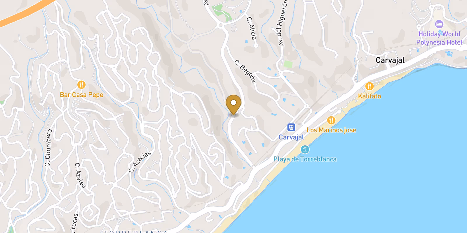 Map — Torreblanca townhouse close to the beach in Fuengirola