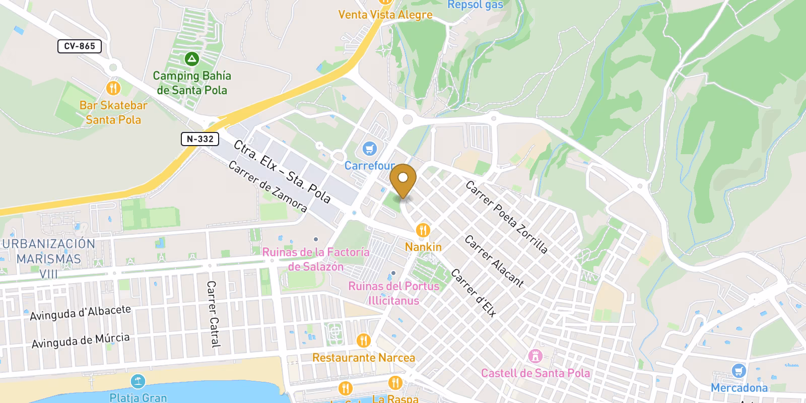 Map — New Build Residential Complex in Santa Pola
