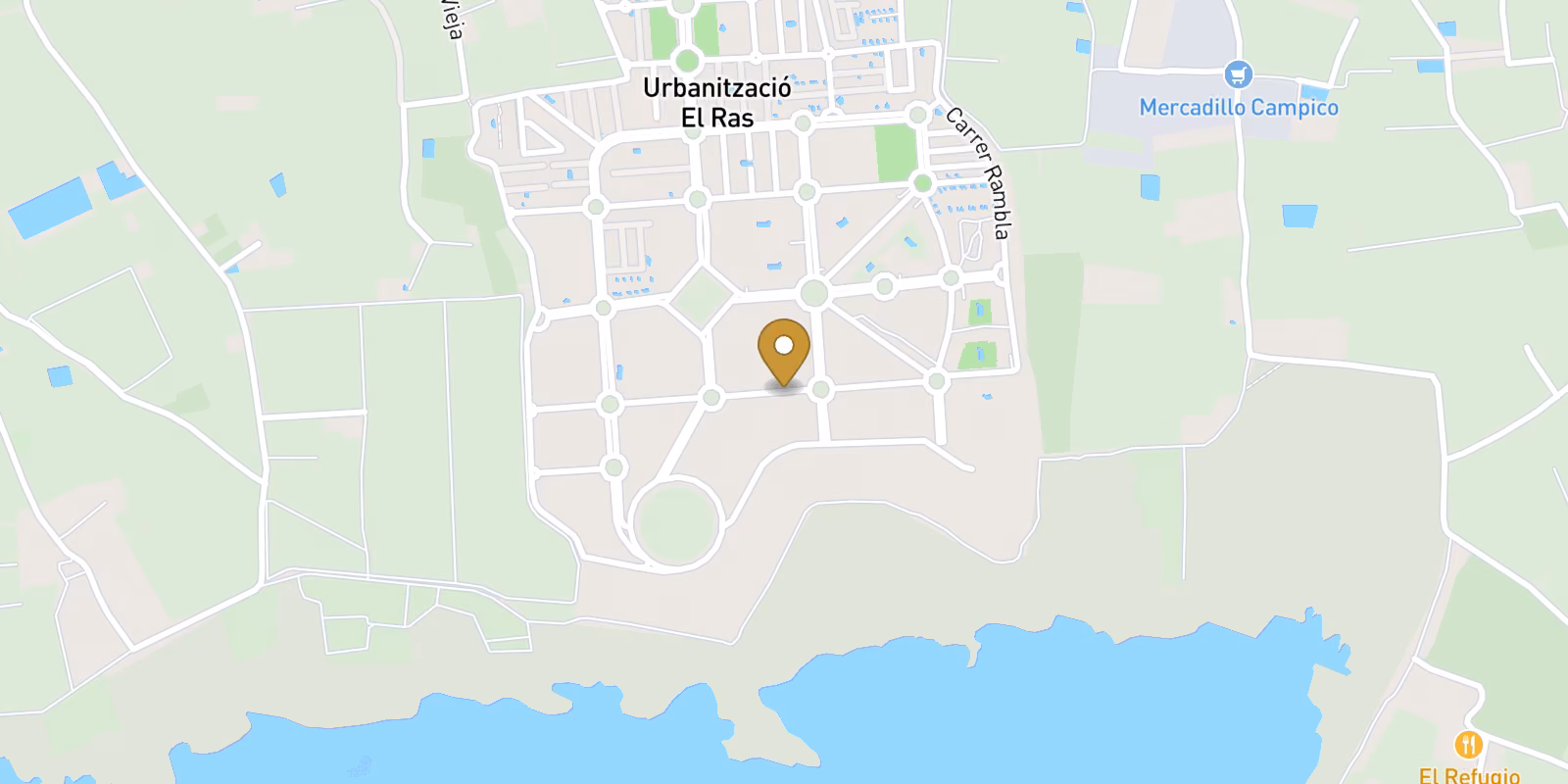 Map — New Build Residential Complex in el Raso
