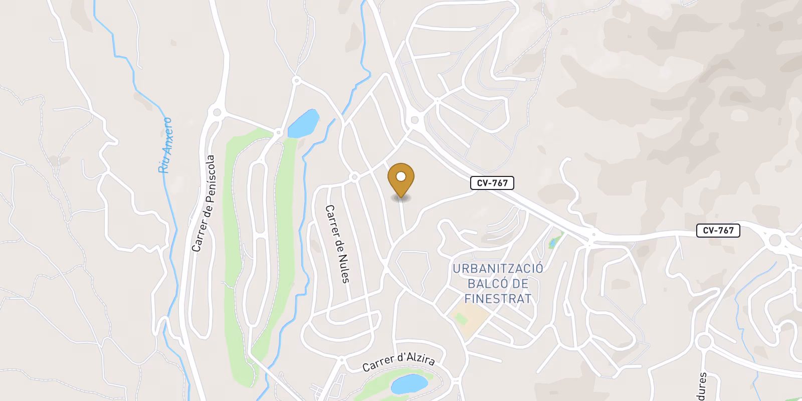 Map — Puig Campana Golf penthouse and apartments