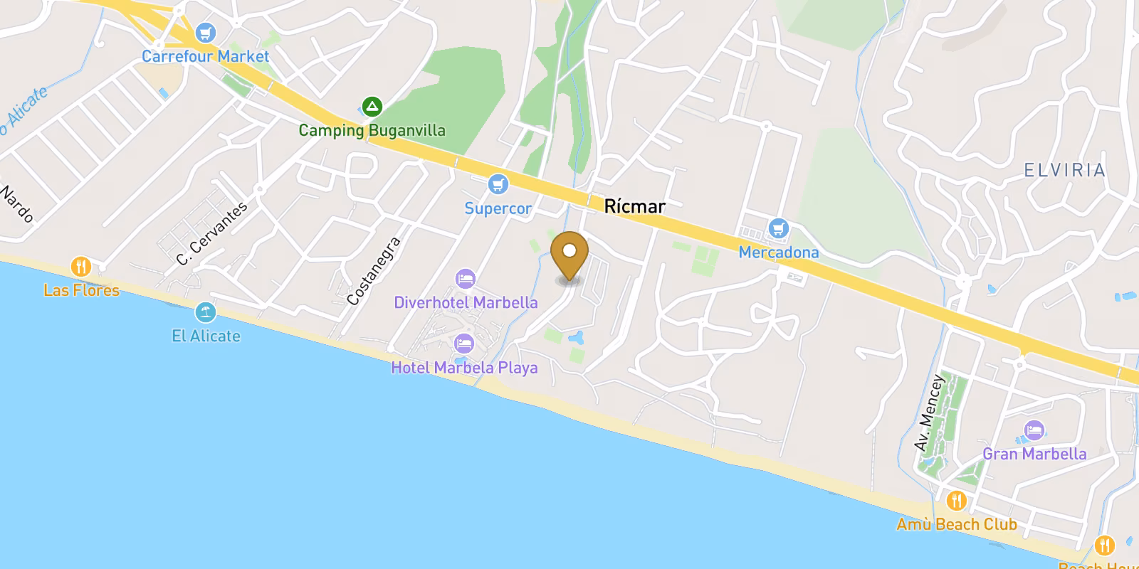 Mapa — Villa de lujo de nueva construcción en Marbella