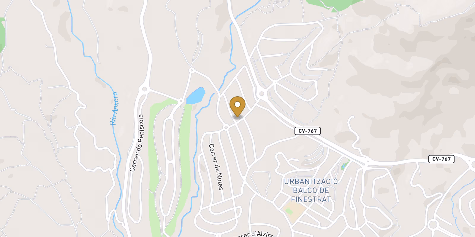 Map — Puig Campana Golf villas in Finestrat